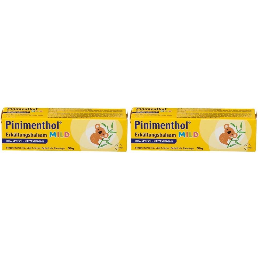 Pinimenthol® Erkältungsbalsam mild ab 2 Jahren - mit Eucalyptus- und Kiefernnadelöl