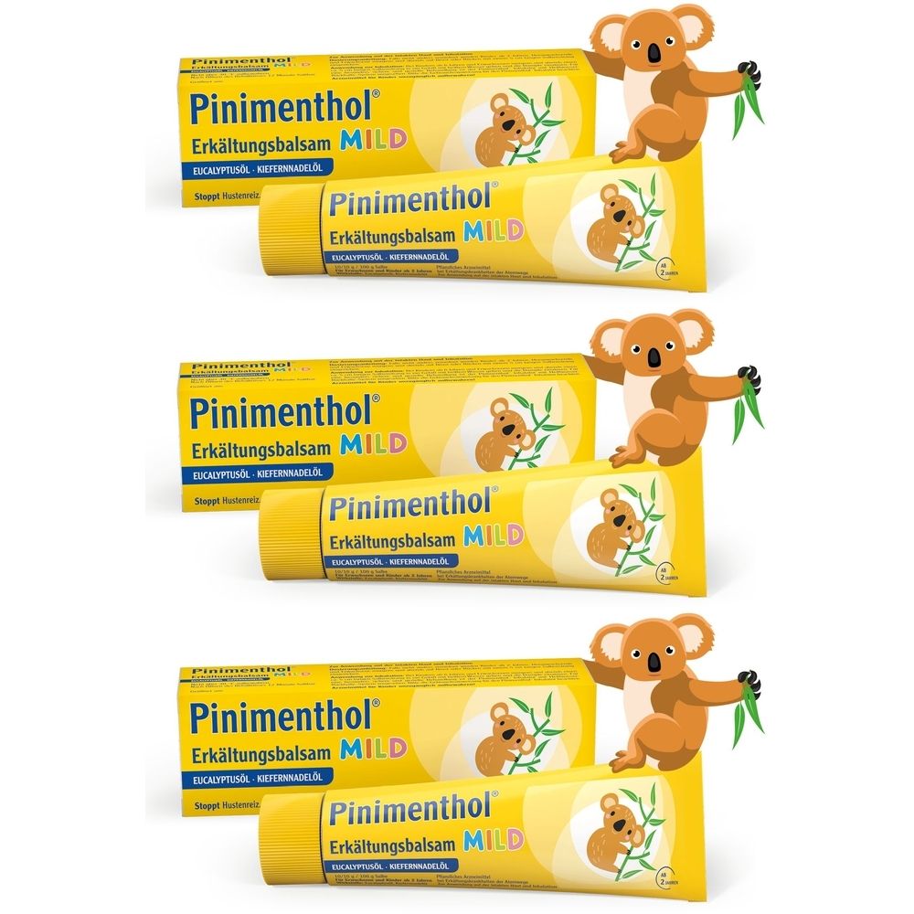 Pinimenthol® Erkältungsbalsam mild ab 2 Jahren - mit Eucalyptus- und Kiefernnadelöl