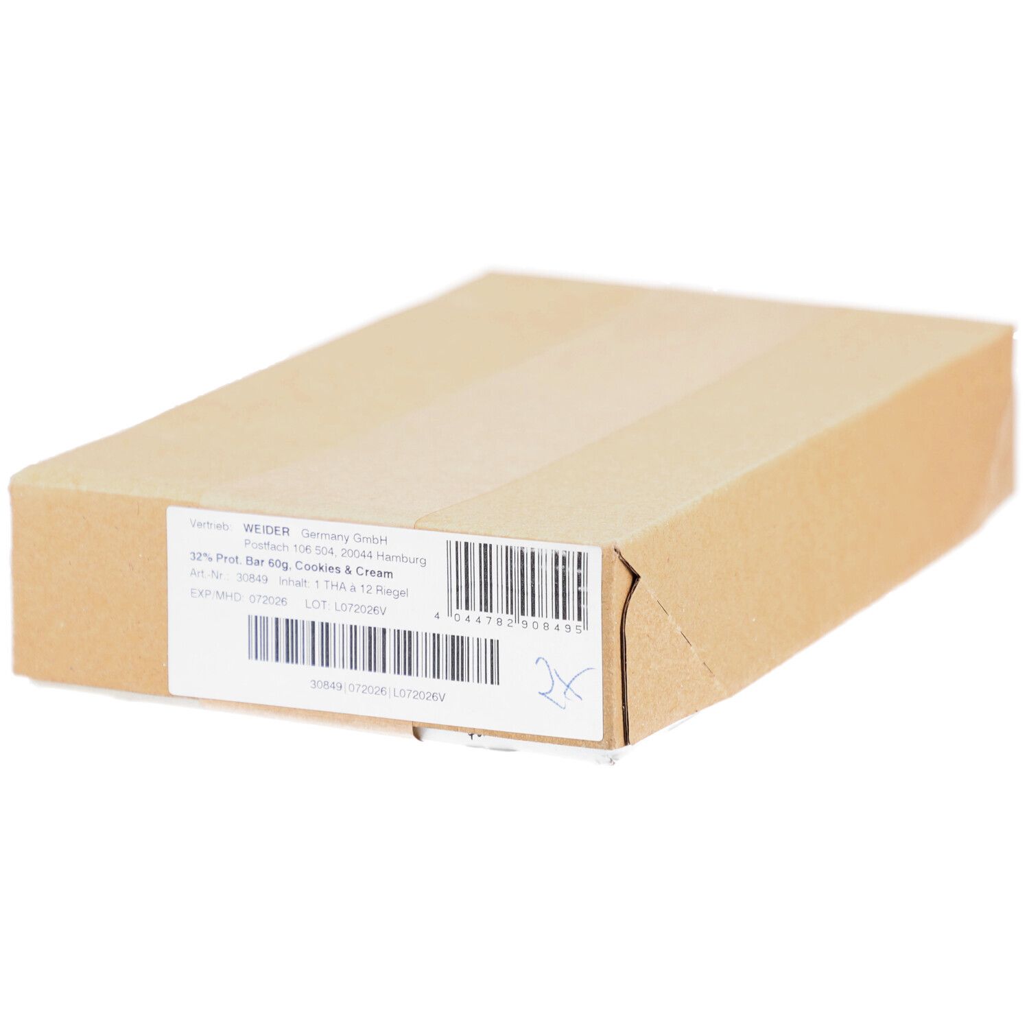 32% Protein Bar (12x60g) Cookies & Cream 12x60 g Riegel