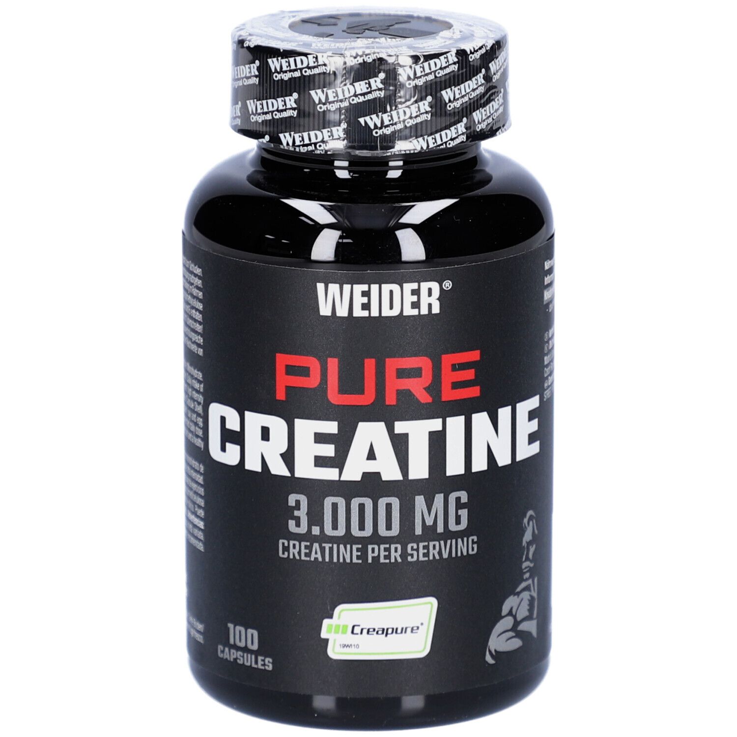 Pure Creatine Capsules (100) Unflavoured 100 St Kapseln