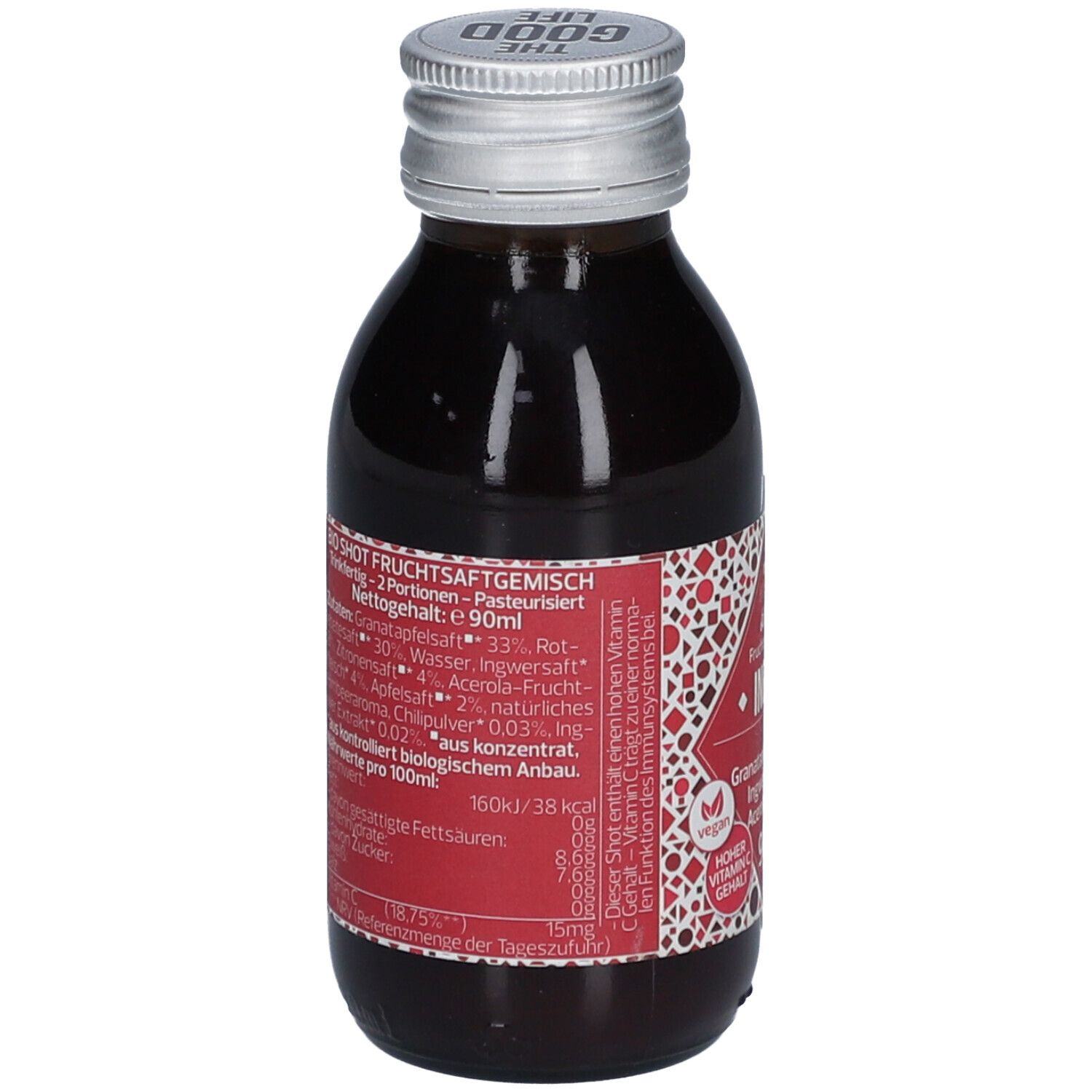 Organic Human bio shot Fruchtsaftgemisch Ingwer