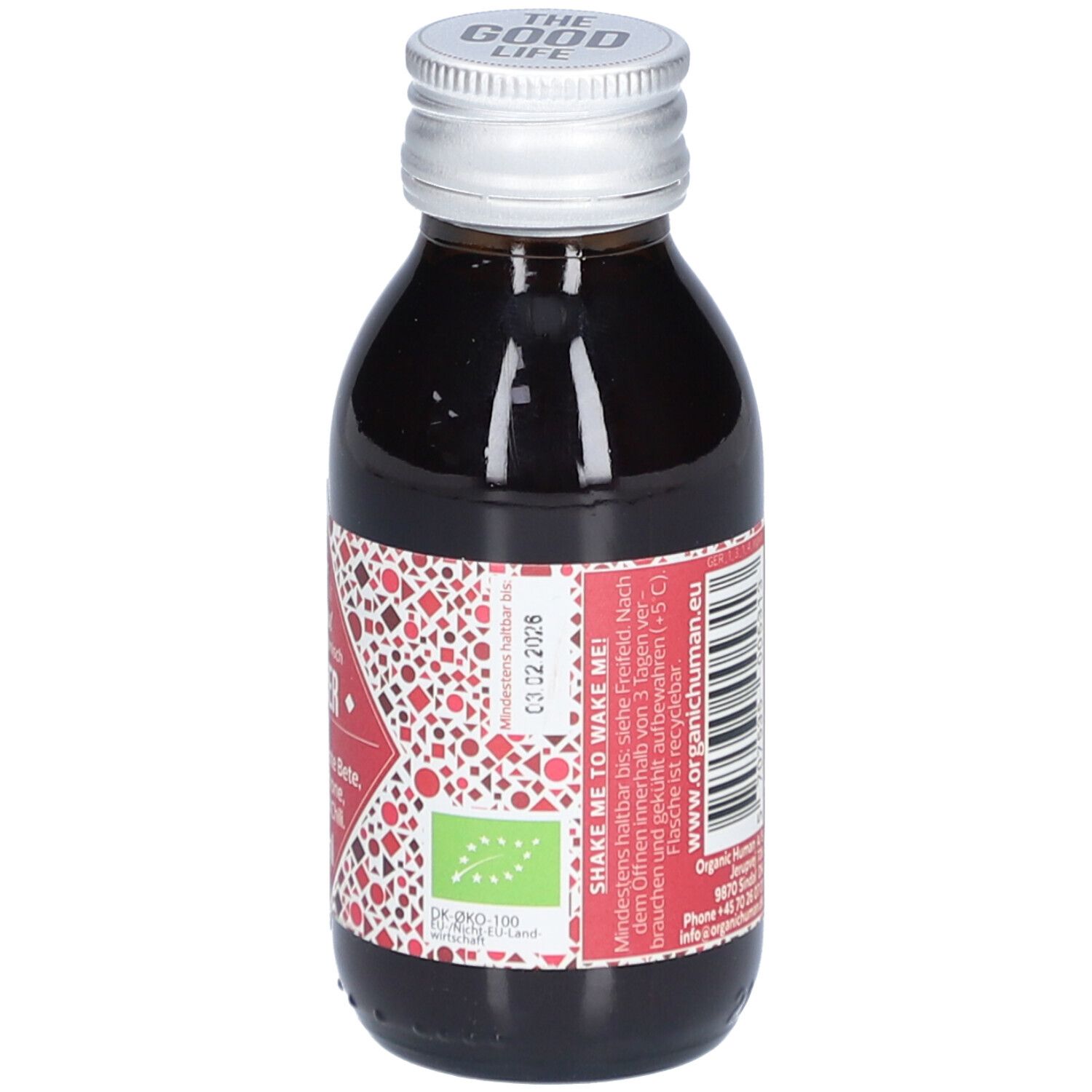 Organic Human bio shot Fruchtsaftgemisch Ingwer