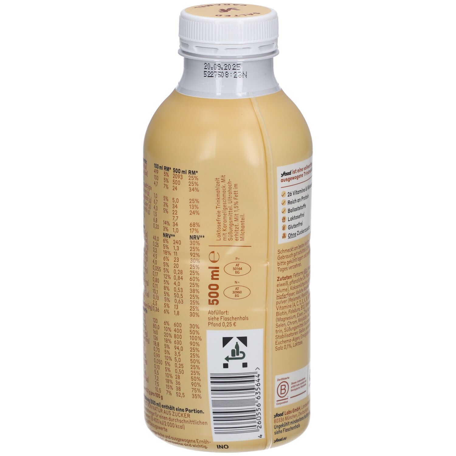 yfood Trinkmahlzeit Salted Caramel