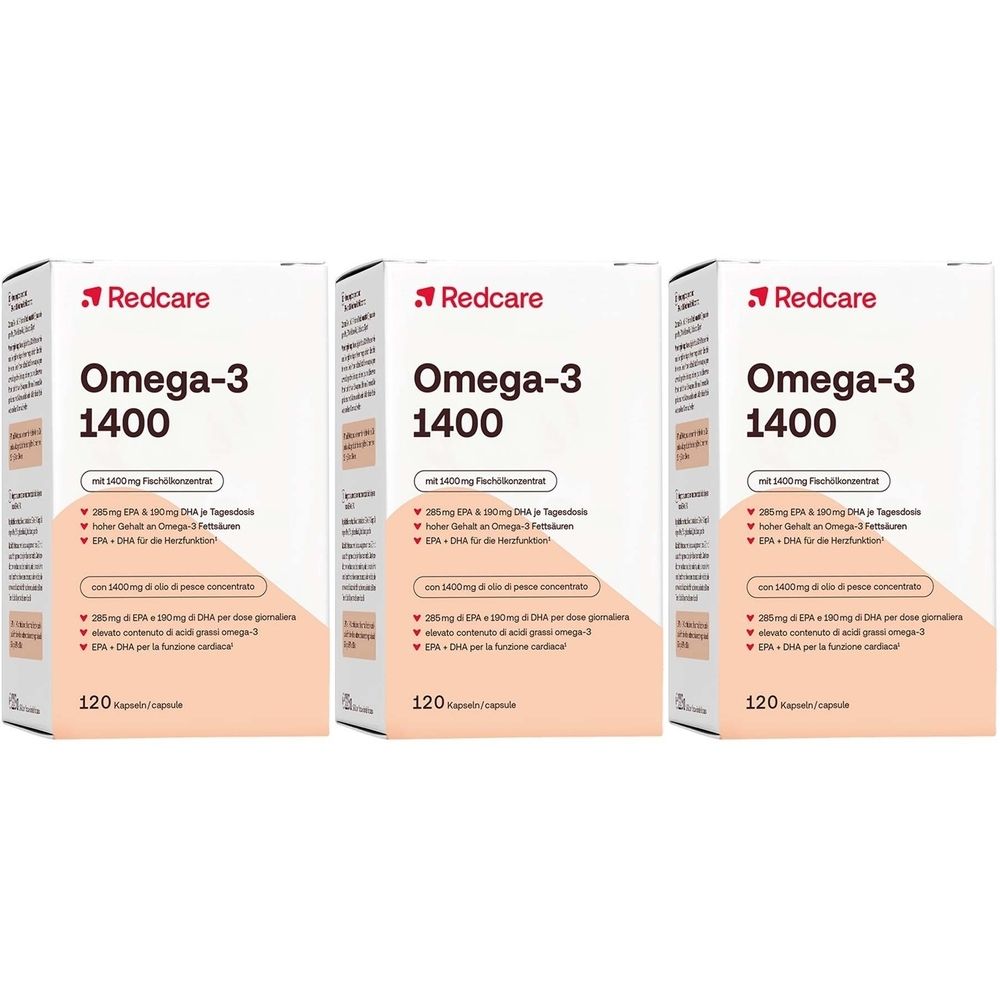 Redcare Omega-3 1400 Kapseln