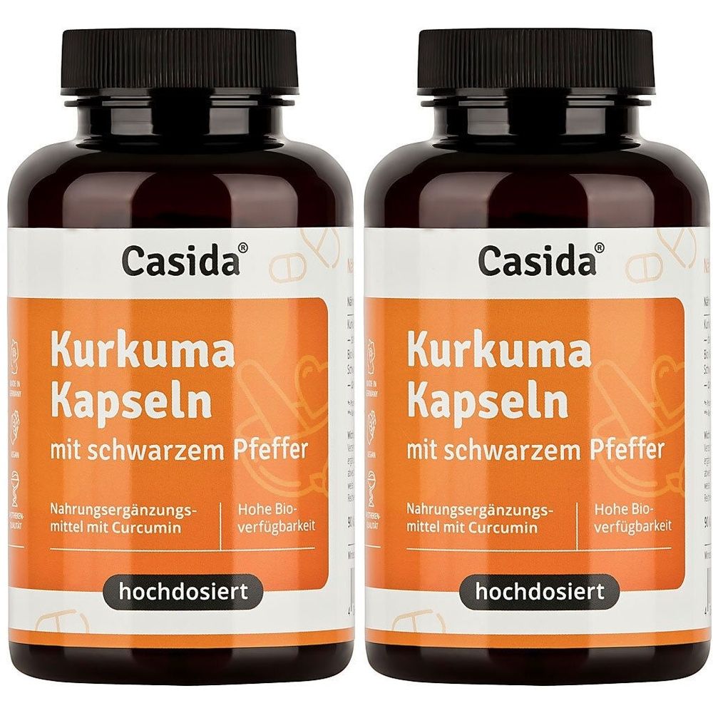 Casida® Kurkuma Kapseln mit schwarzem Pfeffer