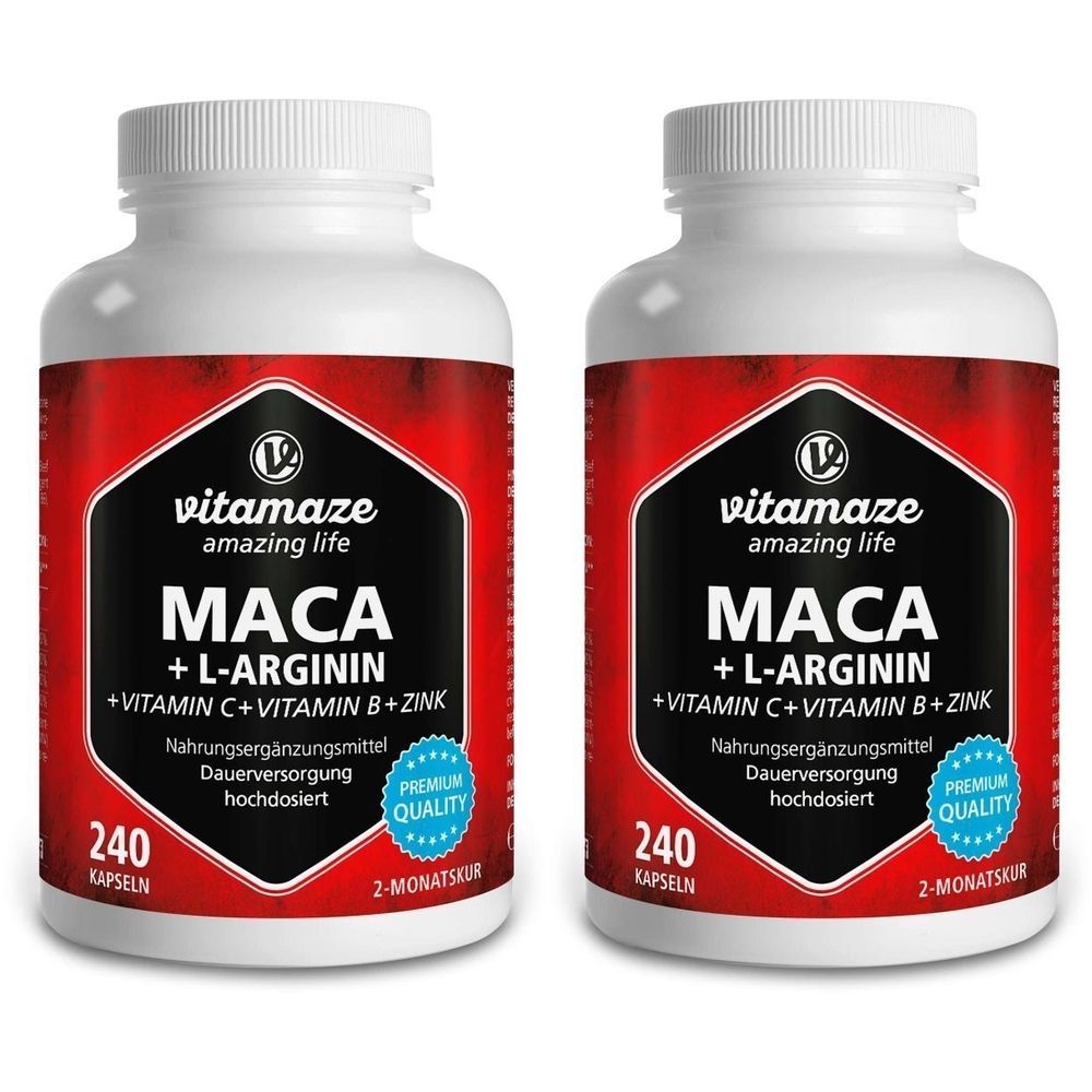 MACA 4:1 HOCHDOSIERT + L-Arginin