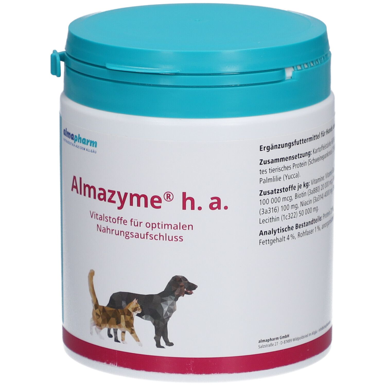 almapharm GmbH - Almazyme h.a. für Hunde und Katzen 500g