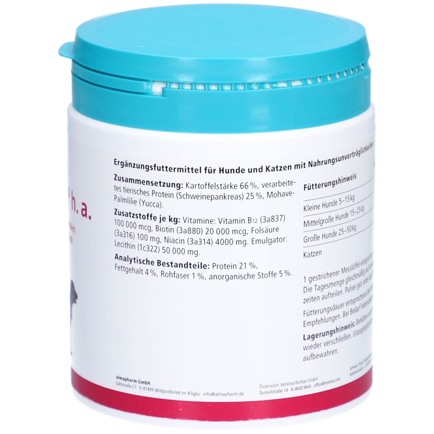 almapharm GmbH - Almazyme h.a. für Hunde und Katzen 500g