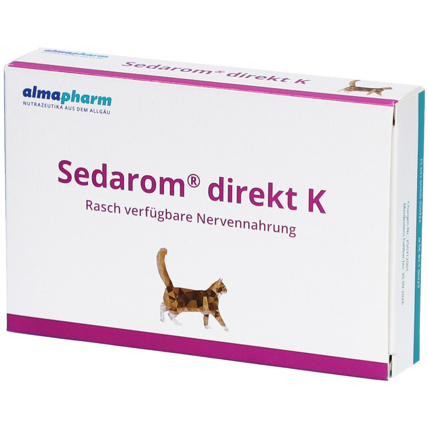 almapharm GmbH - Sedarom direkt K Nervennahrung für die Katze