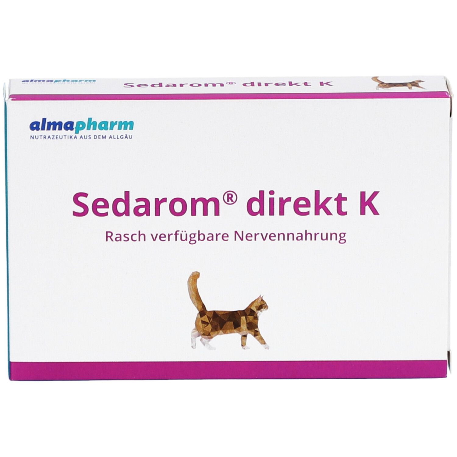 almapharm GmbH - Sedarom direkt K Nervennahrung für die Katze