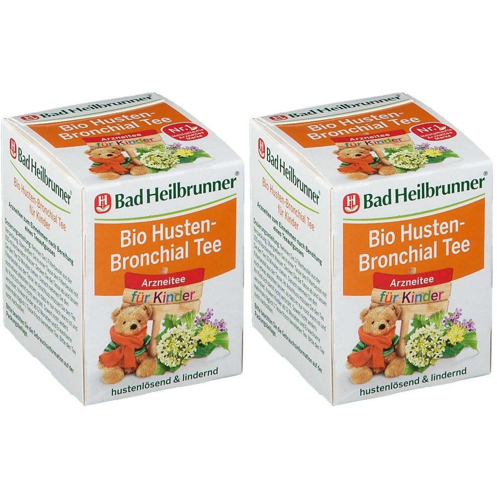 Bad Heilbrunner® Bio Husten-Bronchial Tee für Kinder