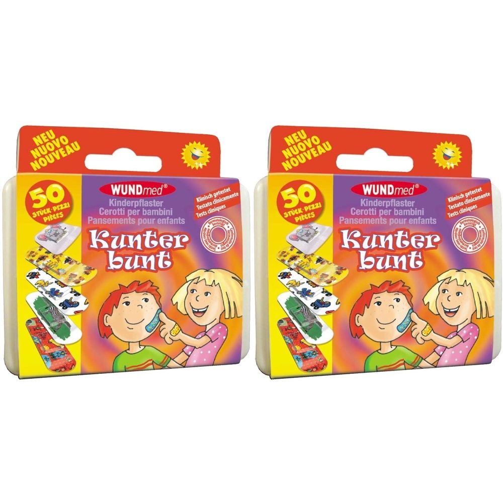 WUNDmed® Kinderpflaster Kunterbunt