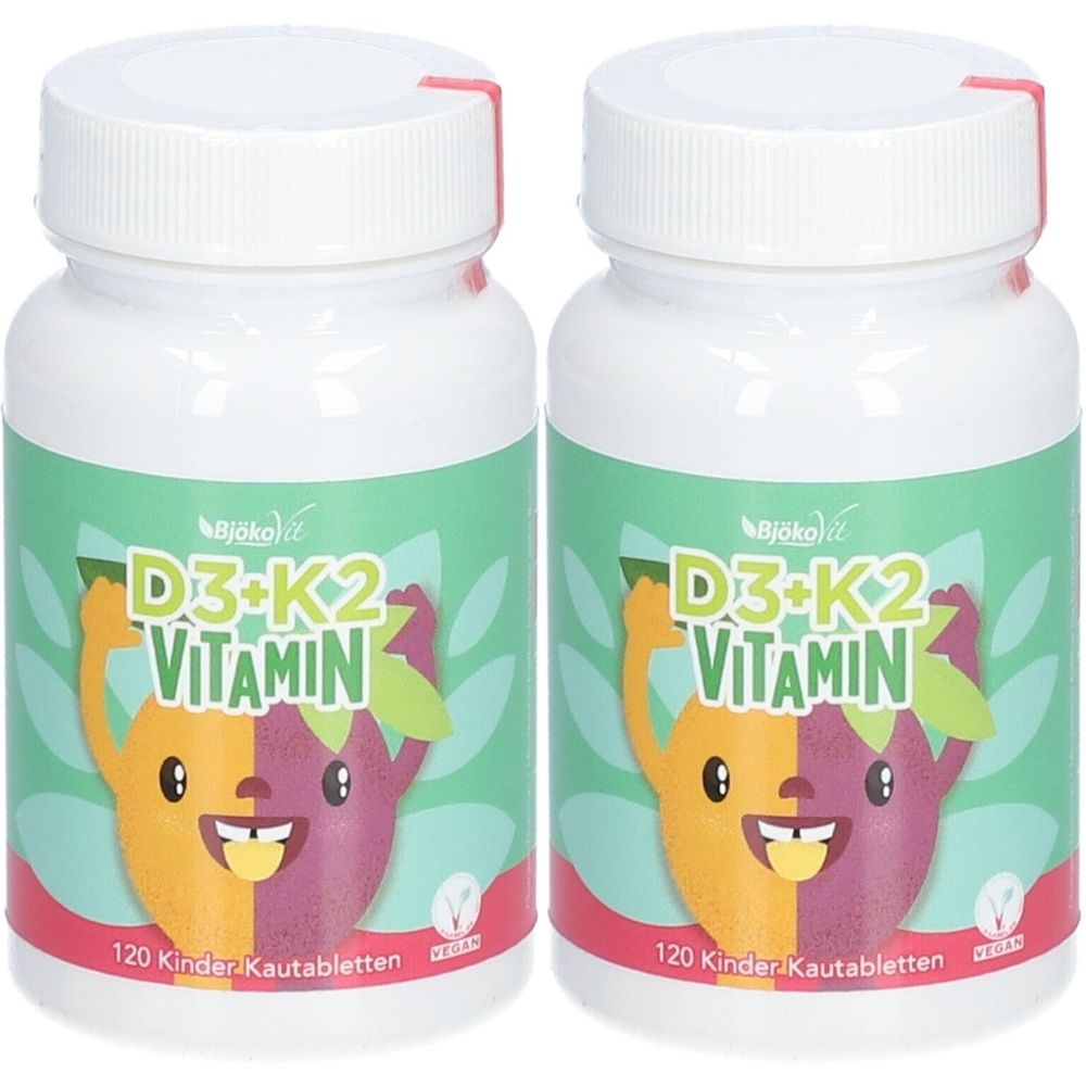 BjökoVit Vitamin D3 + K2 für Kids