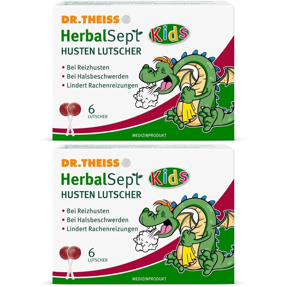 DR. THEISS HerbalSept Husten Lutscher Kids