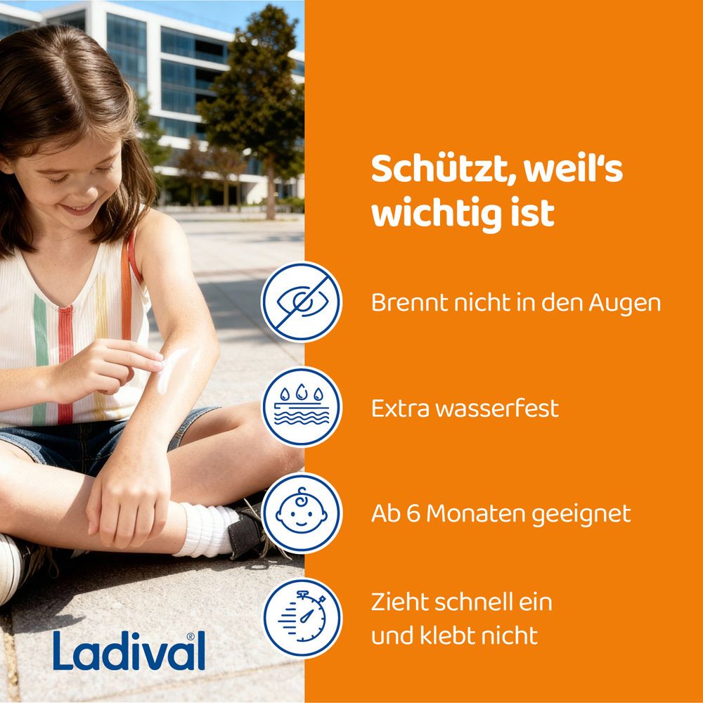 Ladival® Empfindliche Kinderhaut Sonnenschutz-Milch LSF 50+