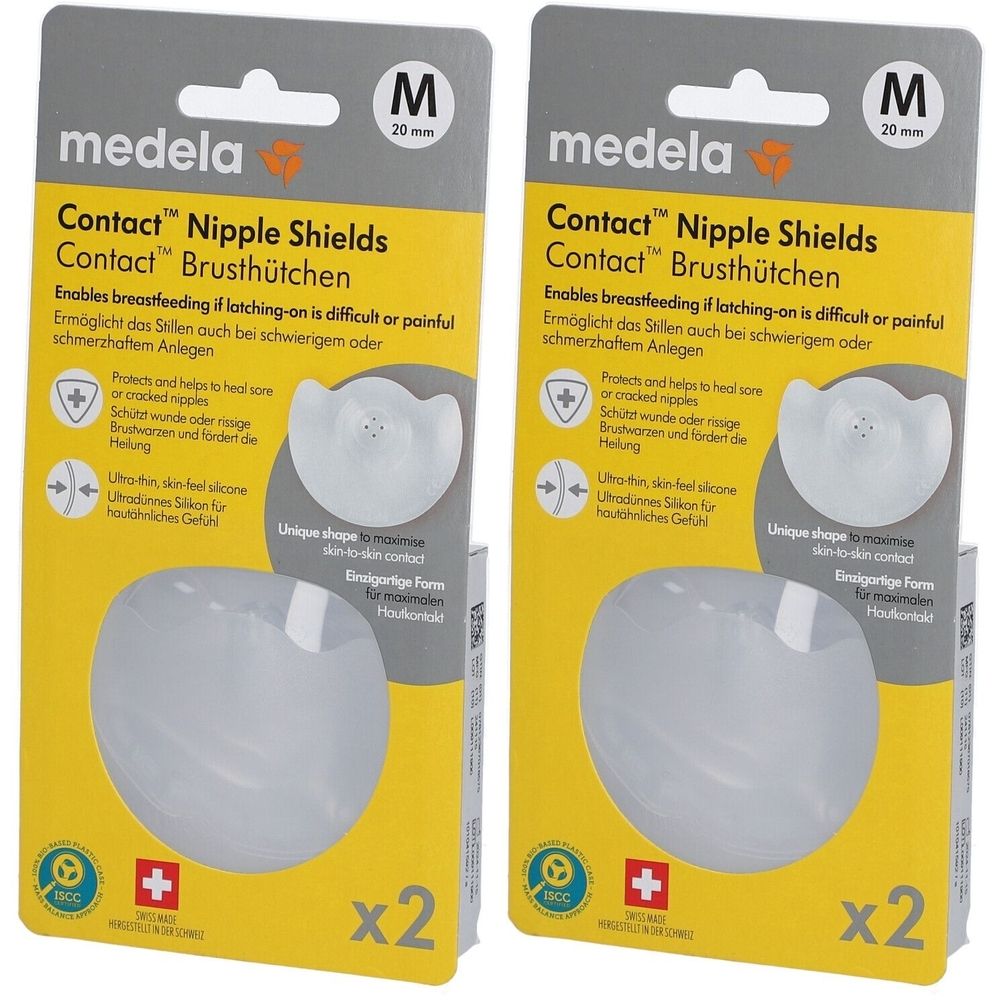 medela Contact™ Brusthütchen, Gr. M 20 mm