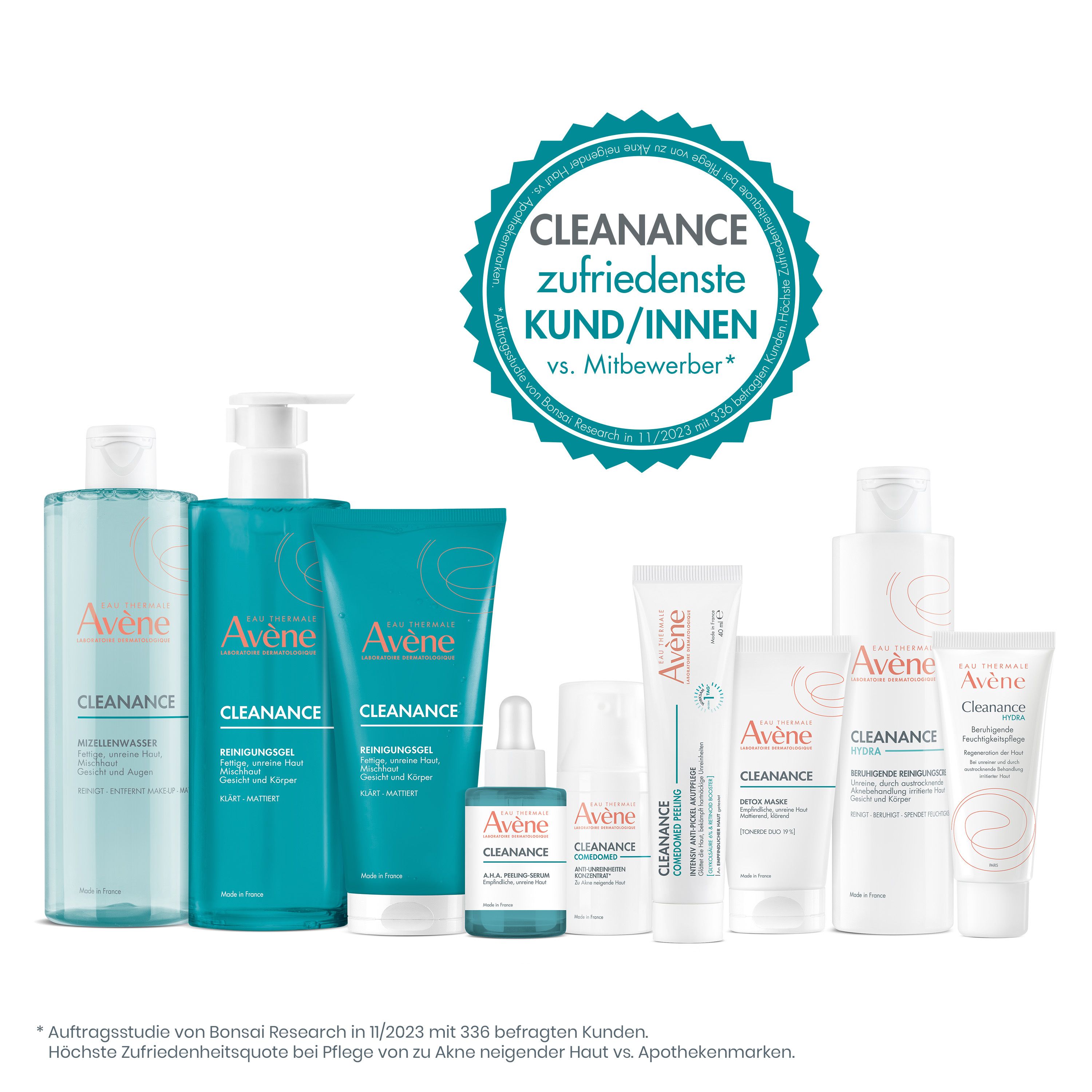 Avène Cleanance Comedomed Anti-Unreinheiten Konzentrat + Avène Cleanance Reinigungsgel - bei Akne, Pickel und Mitesser