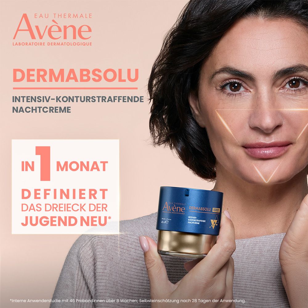 Avène DERMABSOLU intensiv-konturstraffende Nachtcreme + Avène DERMABSOLU festigende Tagescreme - Anti-Aging Pflege mit Bakuchiol