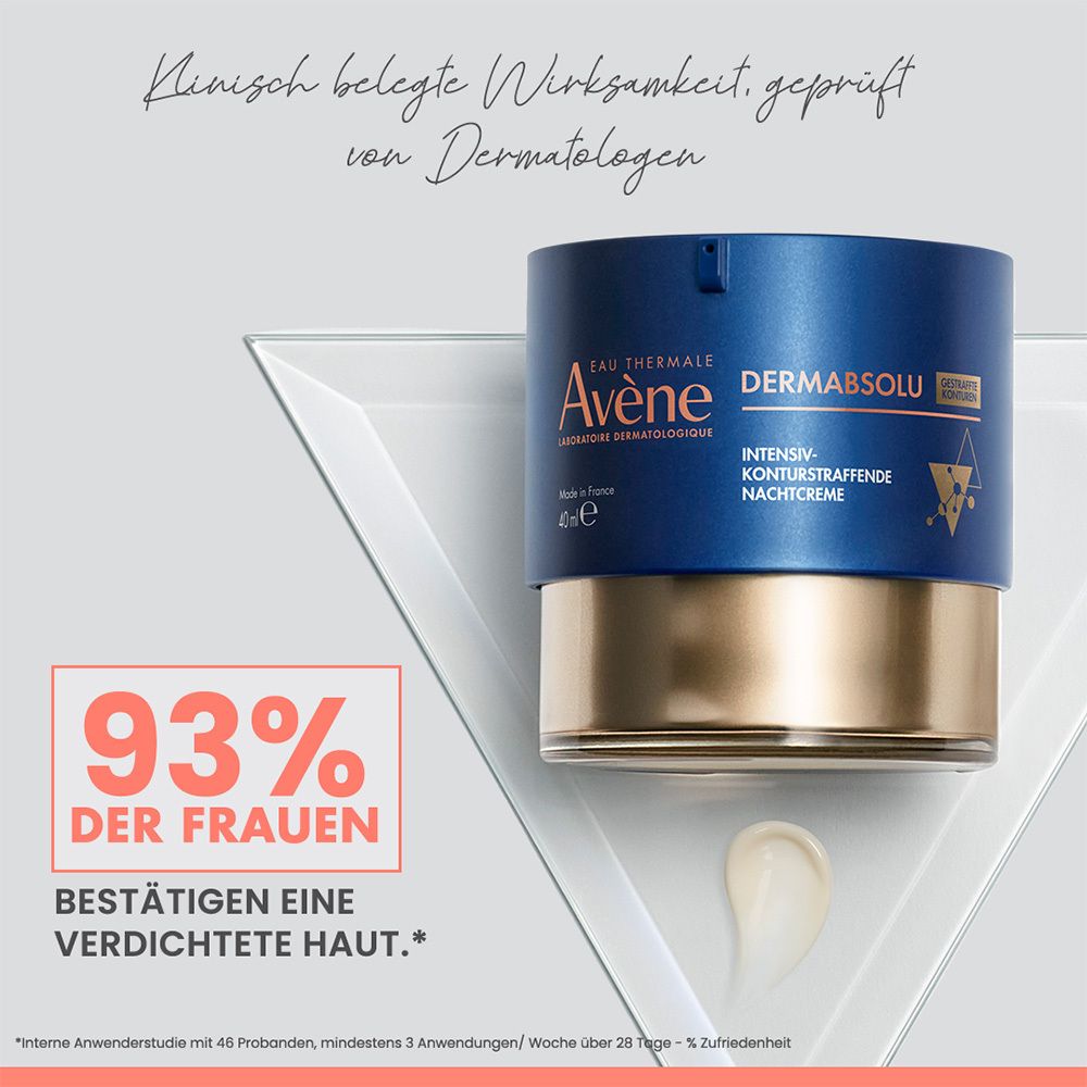 Avène DERMABSOLU intensiv-konturstraffende Nachtcreme + Avène DERMABSOLU festigende Tagescreme - Anti-Aging Pflege mit Bakuchiol