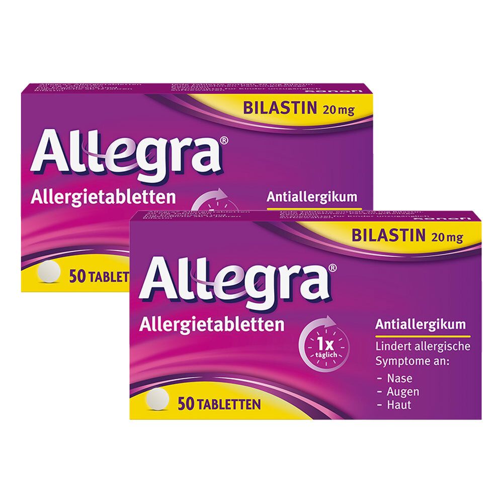 Allegra - schnell bei Heuschnupfen & ganzjährigen Allergien