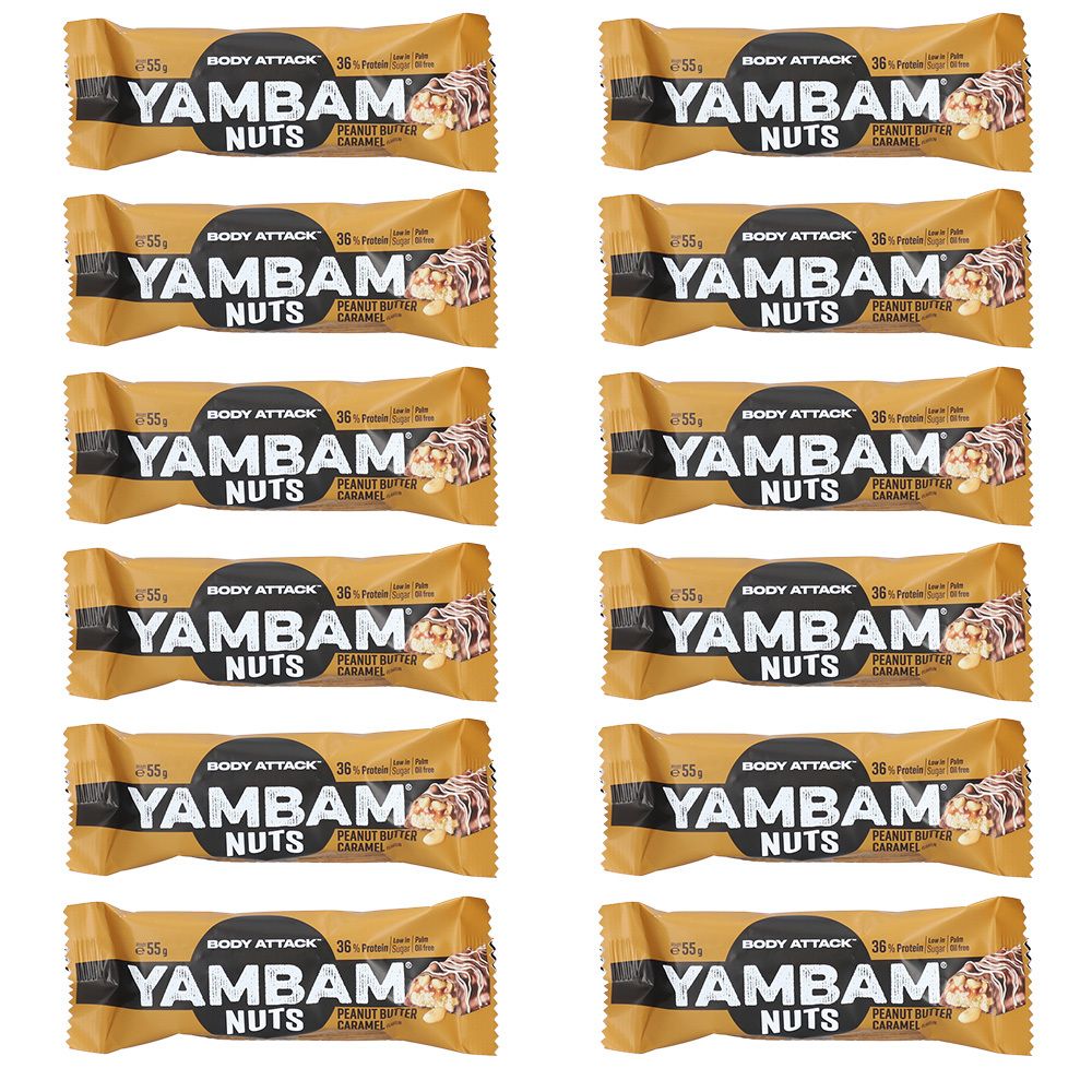 BODY ATTACK Yambam Nüsse Erdnussbutter Karamell