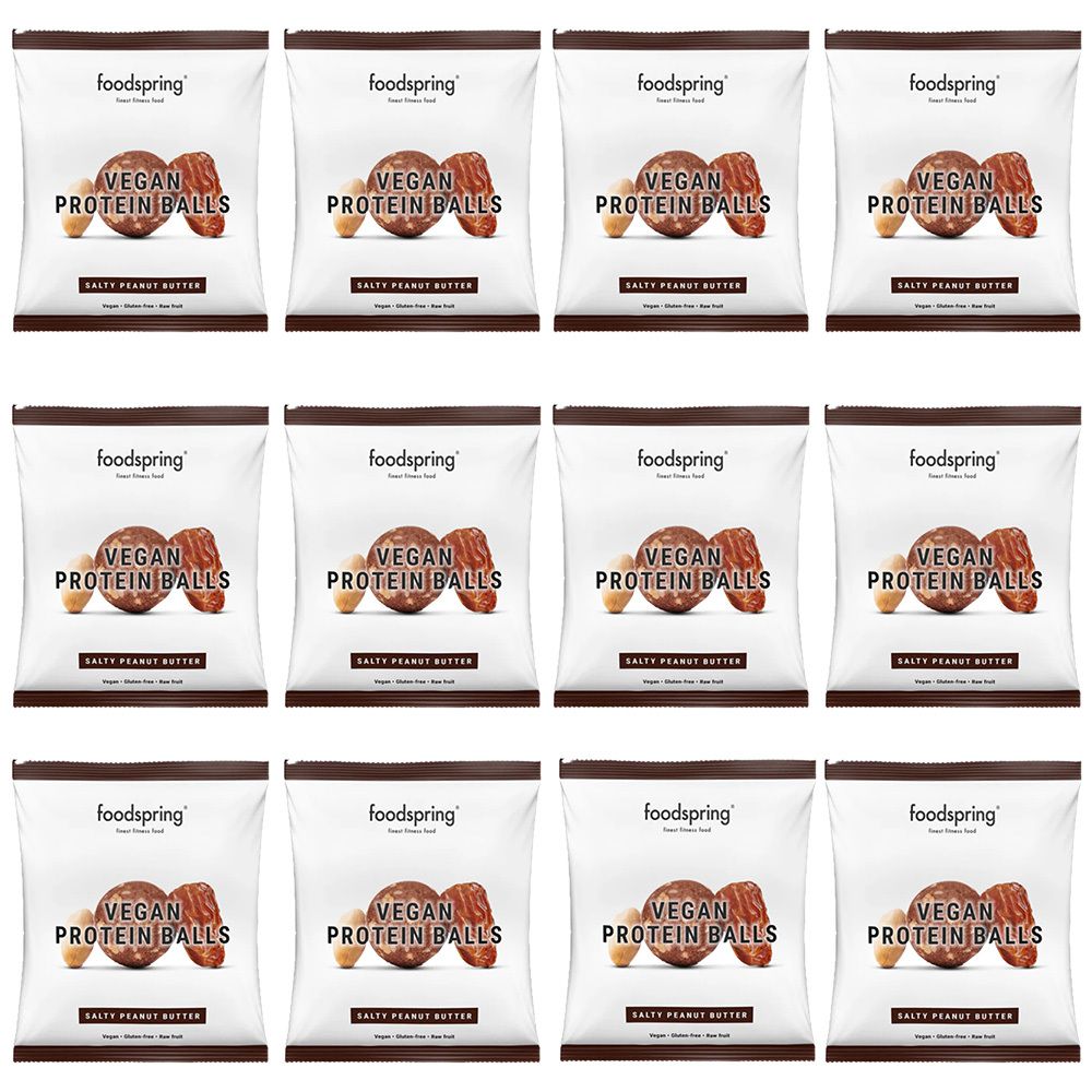 foodspring® Vegan Proteinballs Salty Peanut Butter