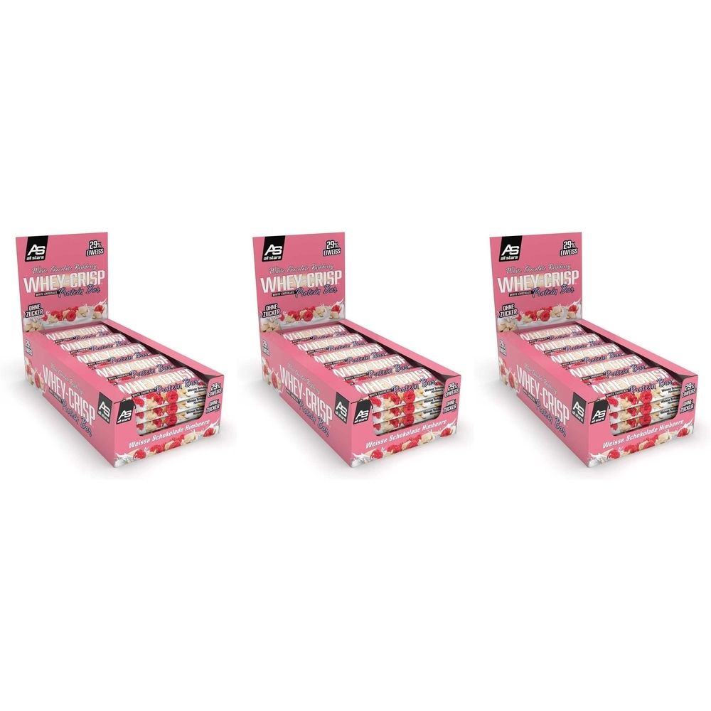 All Stars® WHEY-CRISP Protein Bar White Chocolate Raspberry