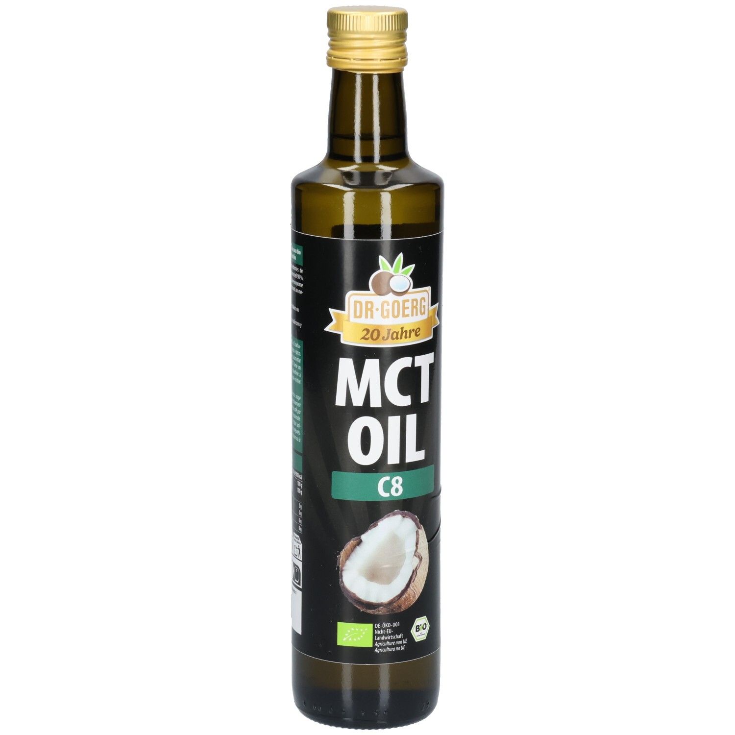 High C8 Coconut MCT Oil 500 ml Öl