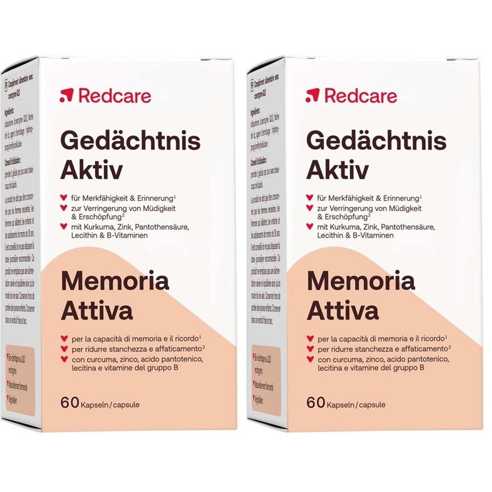 Redcare Vita Gedächtnis Aktiv - Für mentale Leistung und Konzentration