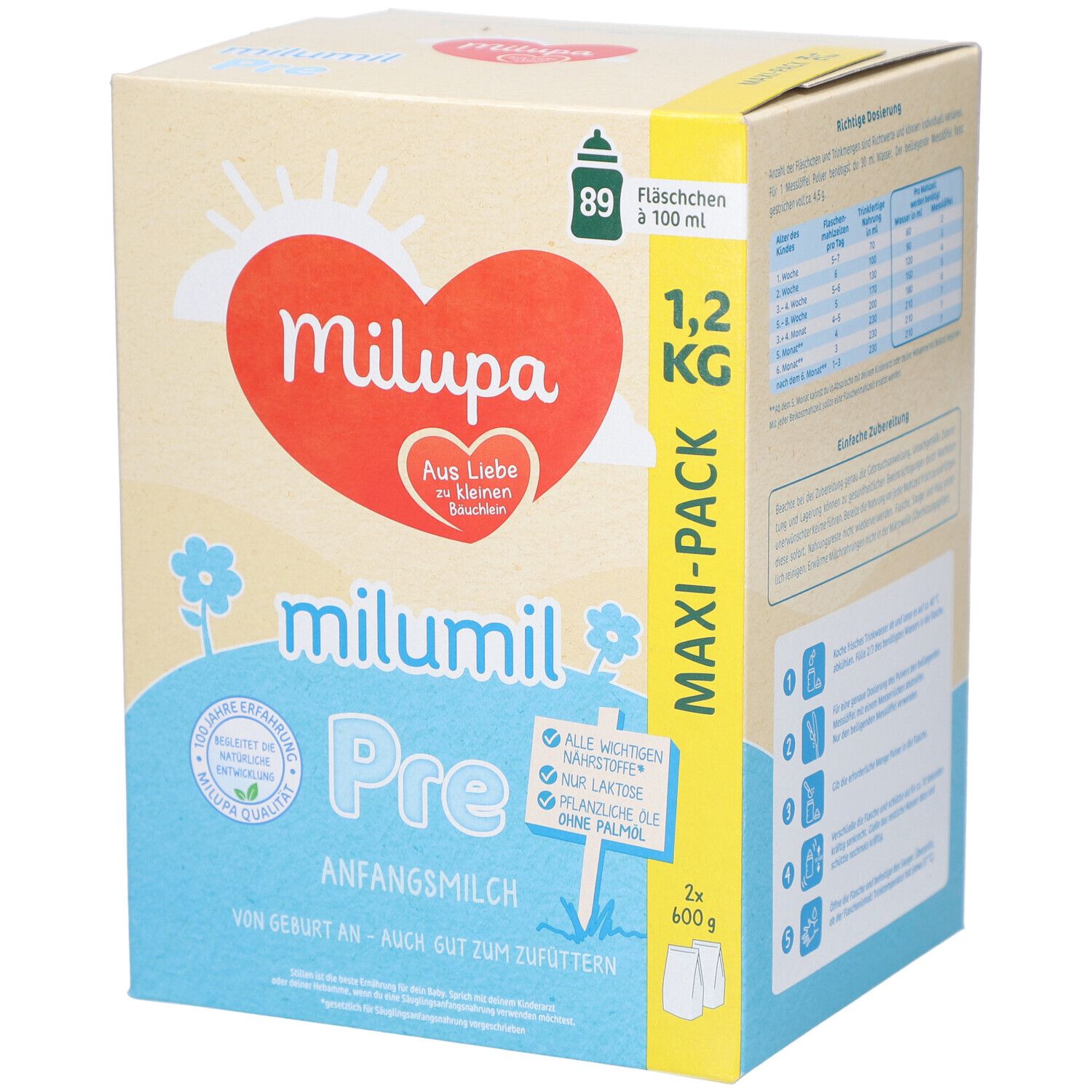 Milupa Milumil Pre 1,2 kg Pulver