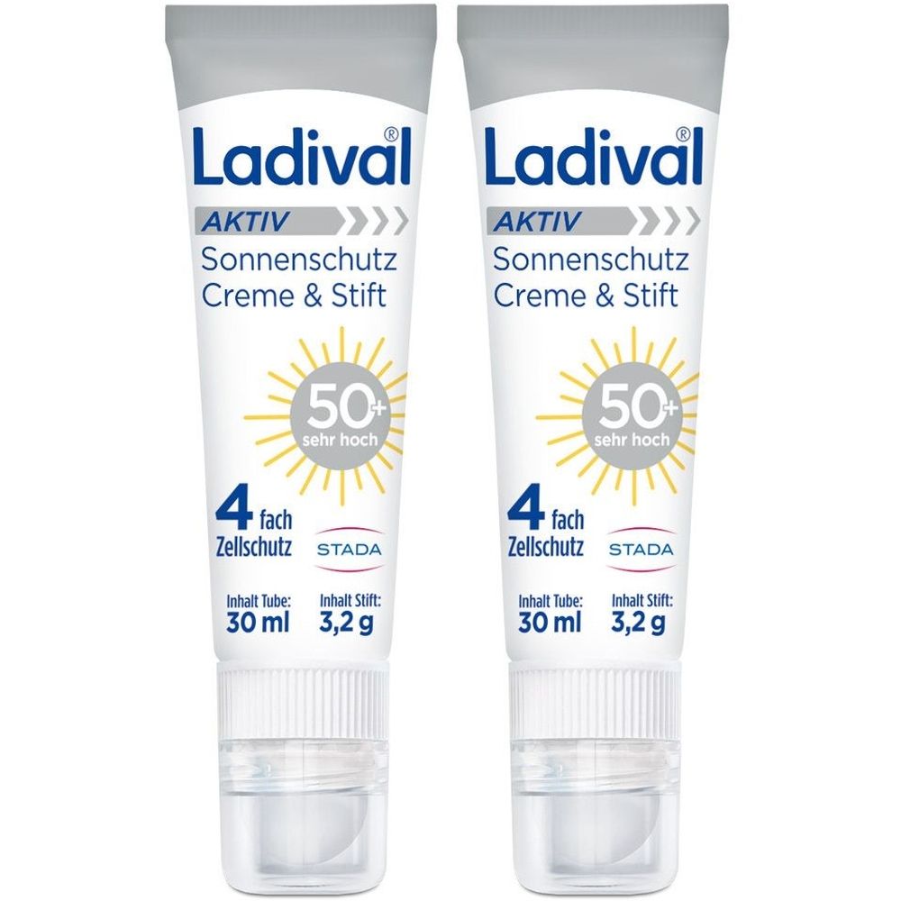 Ladival Aktiv Sonnenschutz Creme & Stift SPF 50+