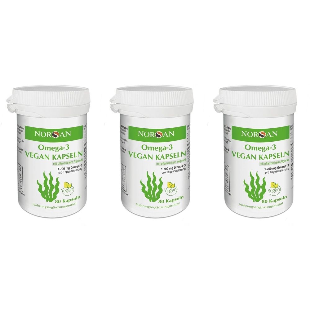 NORSAN Omega-3 Vegan Algenöl Kapseln