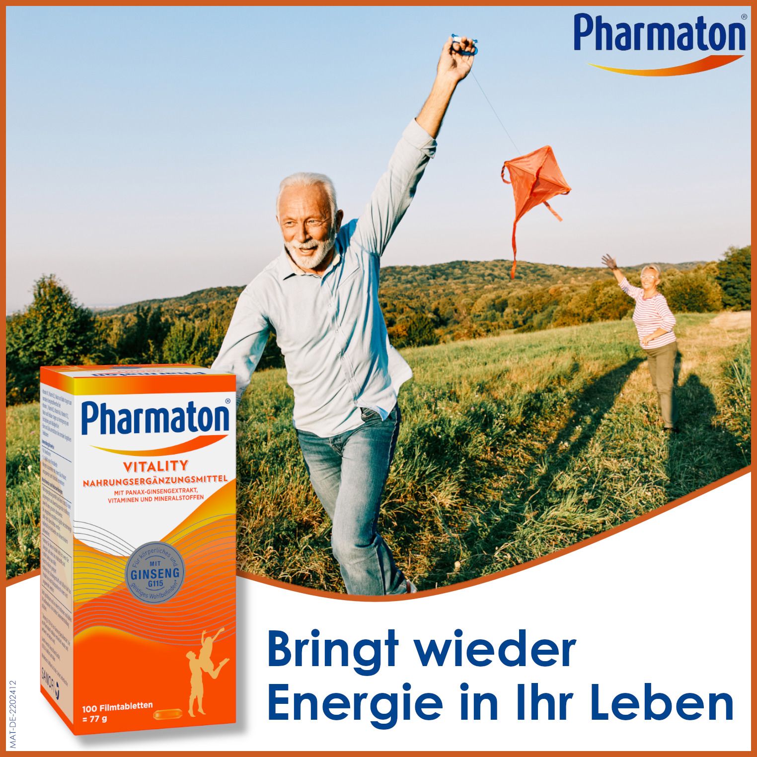 Pharmaton Vitality 3x 100Stk. | Mit Ginseng G115 mit Vitaminen und Mineralstoffen für Vitalität