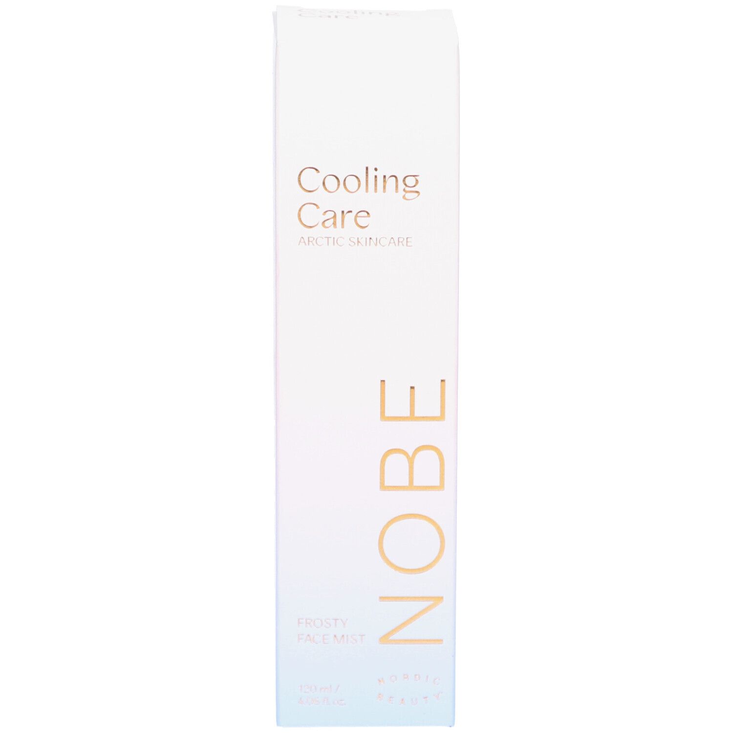 Verpackung der NOBE Cooling Care Frosty Face Mist.
