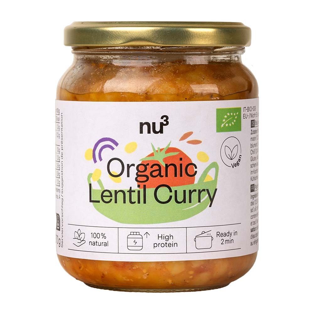 nu3 Organic Lentil Curry 370 g Futter
