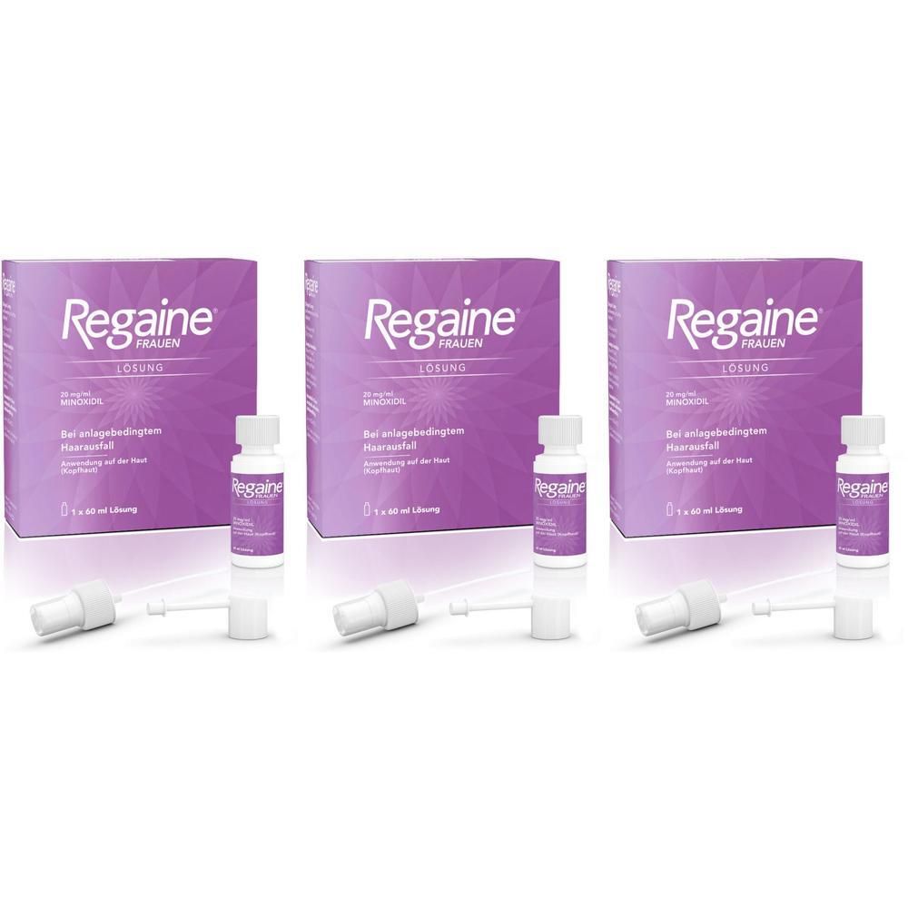 Regaine Frauen 3er-Pack 3x60 ml Lösung