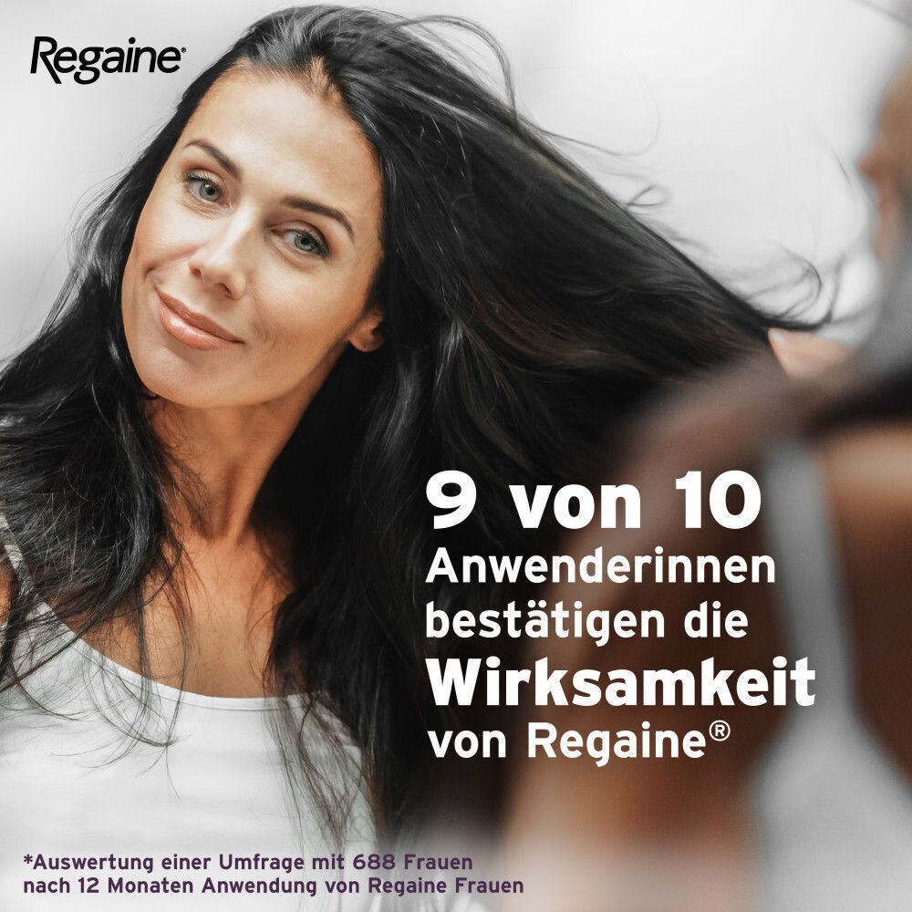 Regaine Frauen Lösung mit Minoxidil bei erblich bedingtem Haarausfall