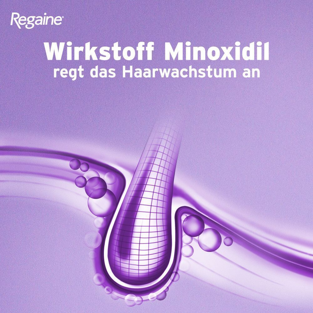 Regaine Frauen Lösung mit Minoxidil bei erblich bedingtem Haarausfall