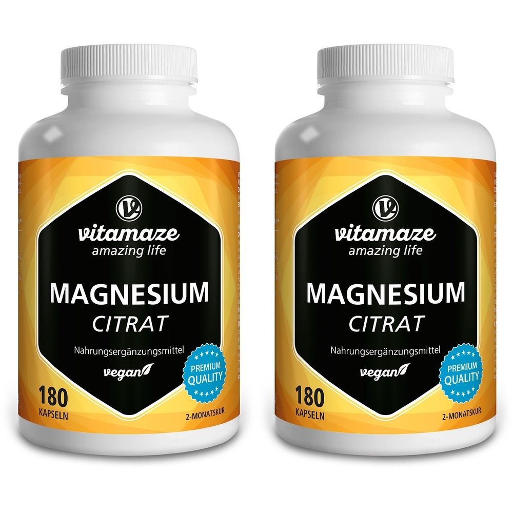 Magnesiumcitrat 360Mg x2 2x180 St Kapseln