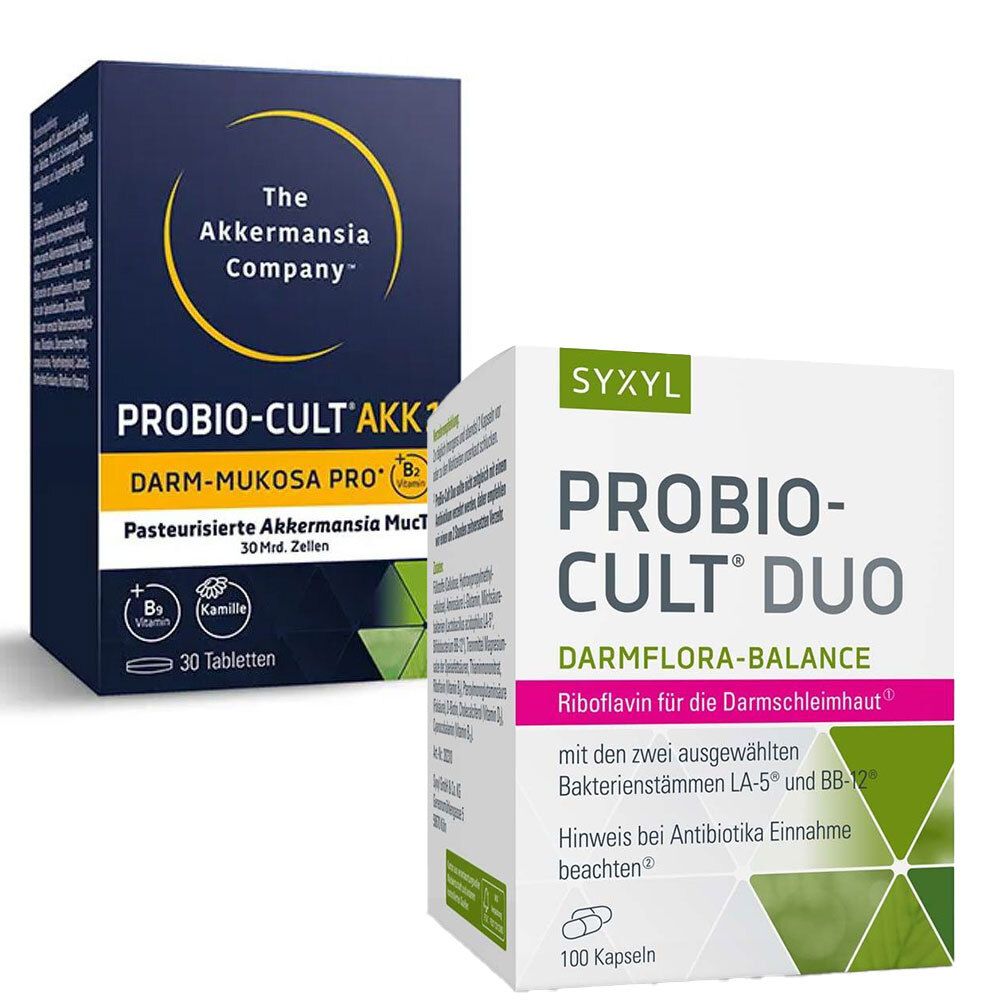 PROBIO-Cult Akk1 Akkermansia Syxyl Tabletten & Duo Kapseln 1 St Set