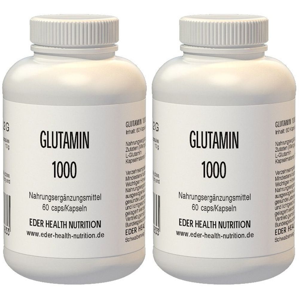 Glutamin 1000 Kapseln 2x 2x60 St