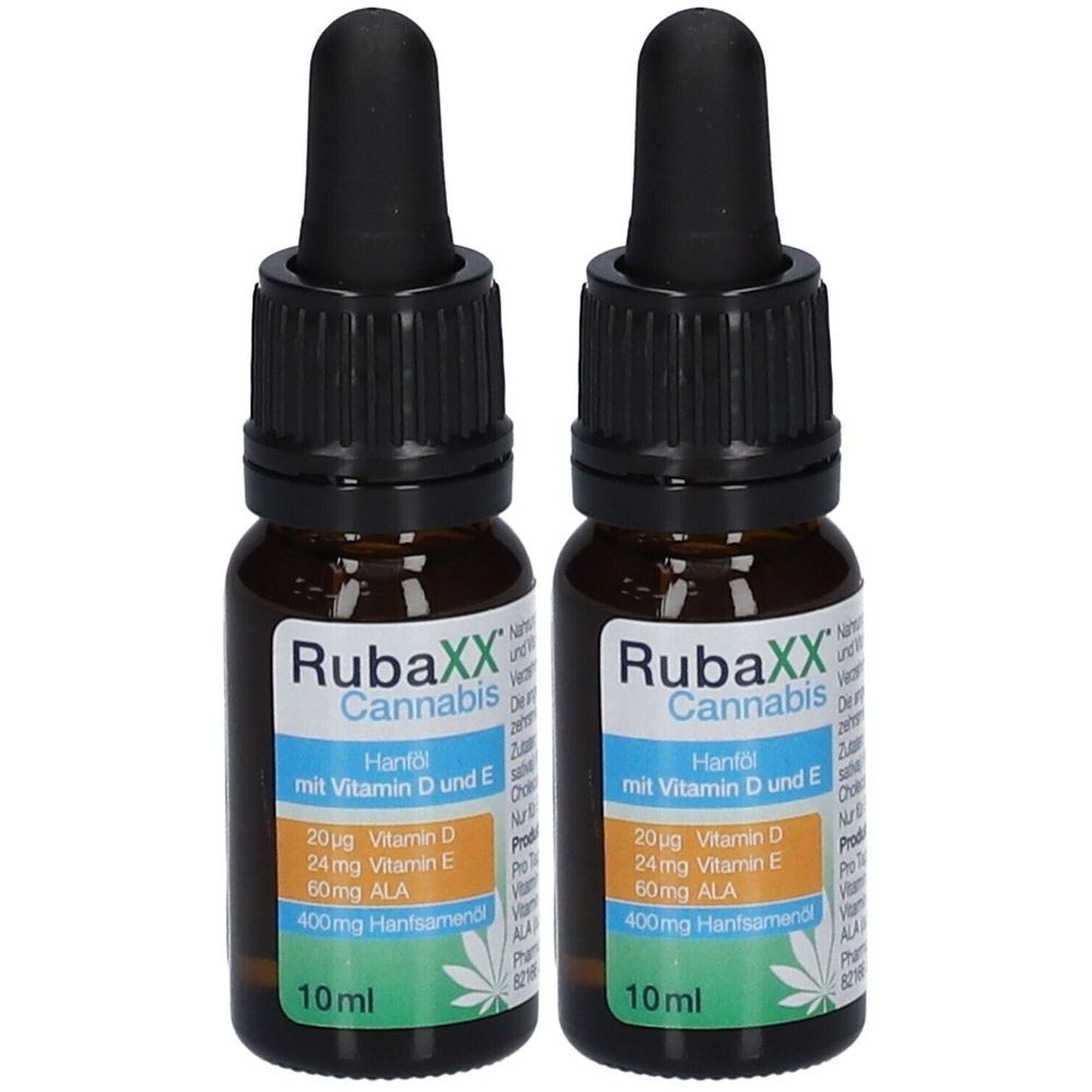 Rubaxx Cannabis Tropfen zum Einnehmen 2x 2x10 ml