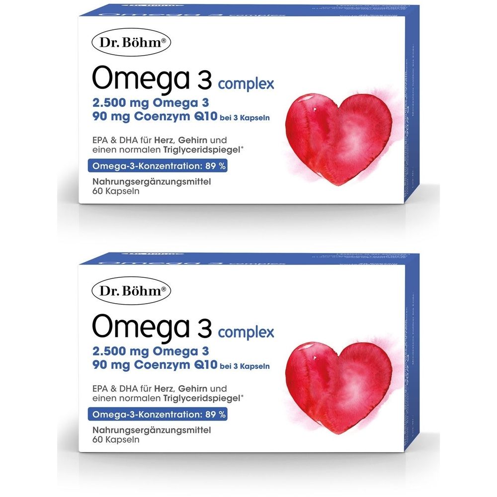 Dr.böhm Omega-3 complex Kapseln 2x 2x60 St