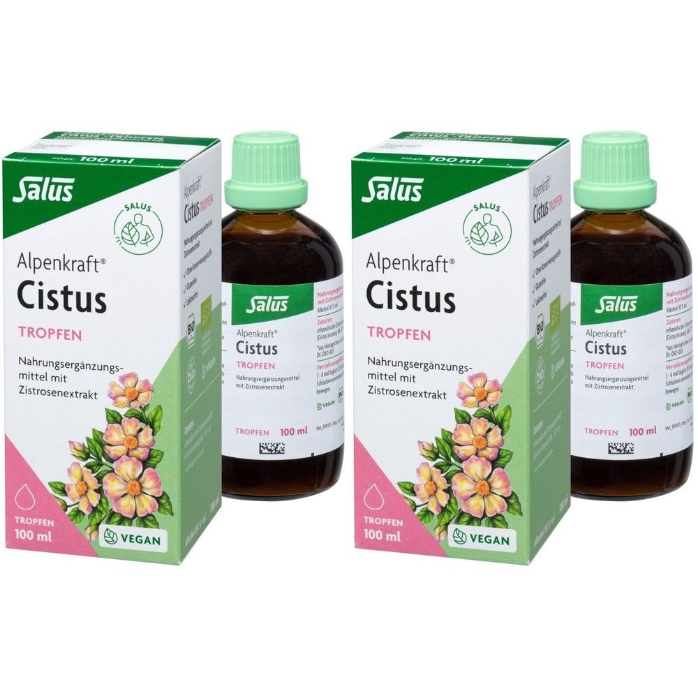 Alpenkraft Cistus-Tropfen Bio Salus 2x 2x100 ml Tropfen