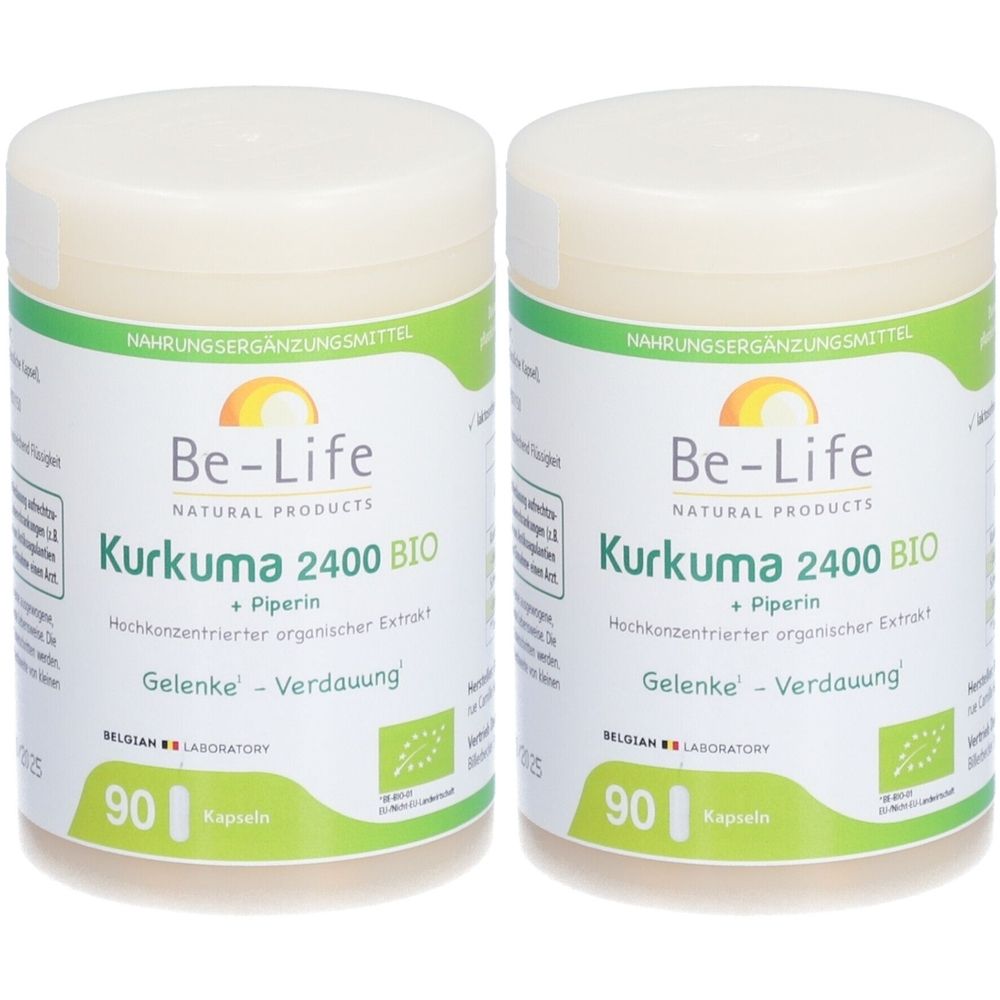 Kurkuma 2400 Bio 2x 2x90 St Kapseln