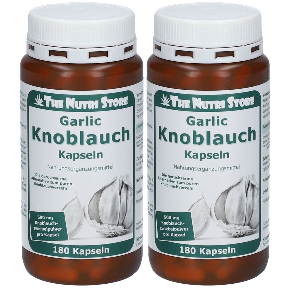 Knoblauch 500 mg geruchsarm Kapseln 2x 2x180 St