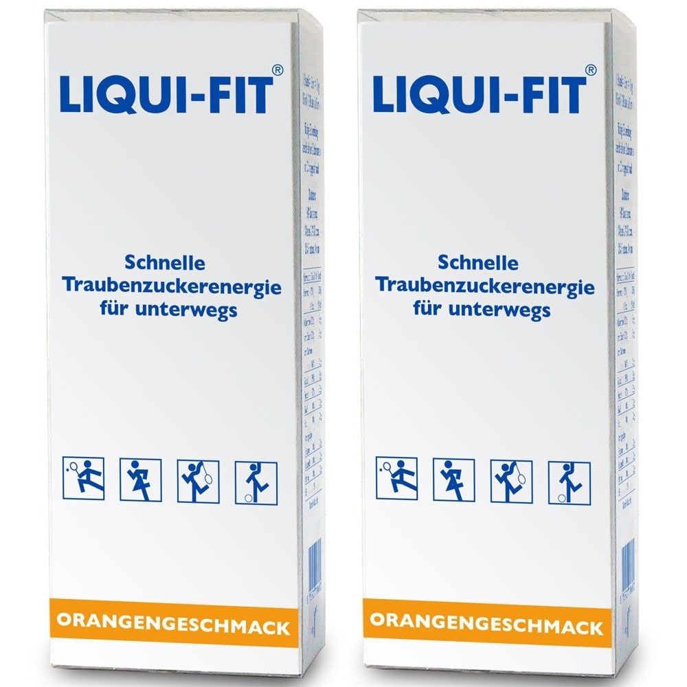 Liqui FIT flüssige Zuckerlösung Orange Beutel 2x 2x12 St