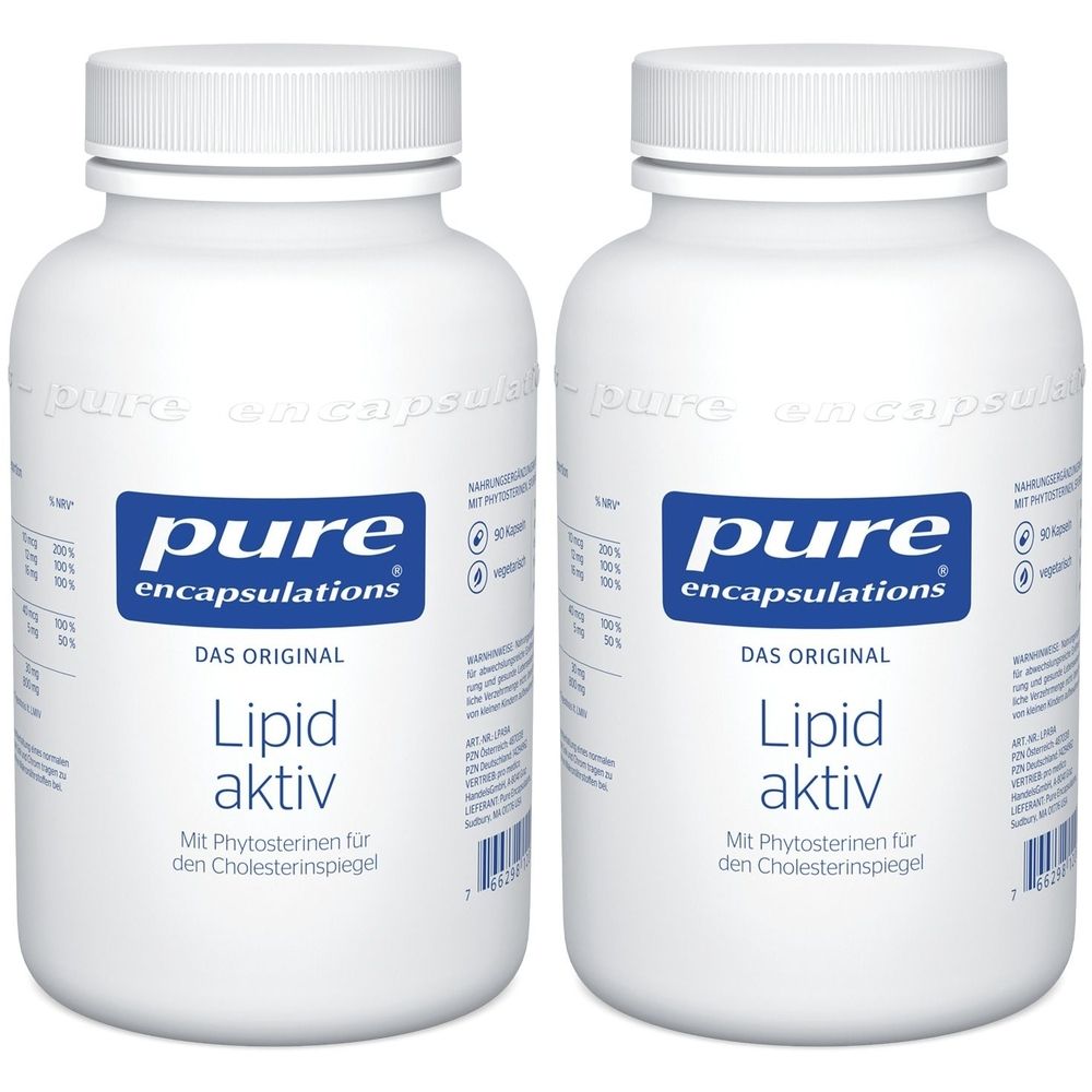 Pure Encapsulations Lipid aktiv Kapseln 2x 2x90 St