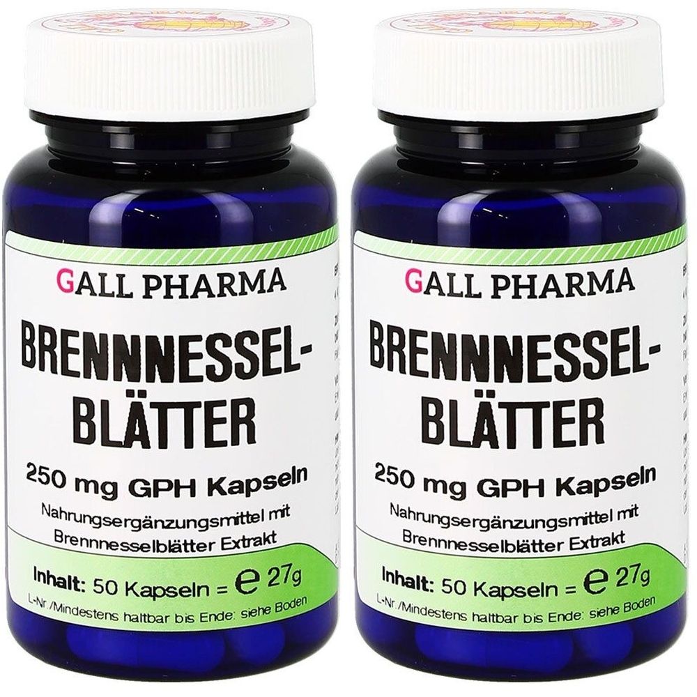 Brennnesselblätter 250 mg GPH Kapseln 2x 2x50 St