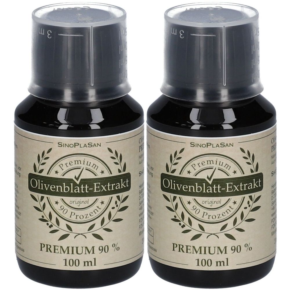 OLIVENBLATT-Extrakt Premium 90% 2x 2x100 ml Flüssigkeit